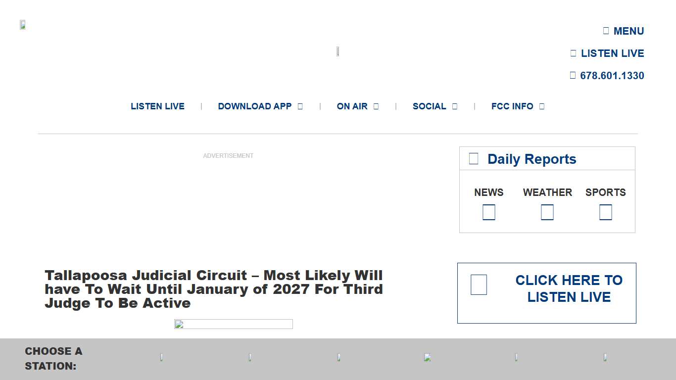 Tallapoosa Judicial Circuit – Most Likely Will have To Wait Until January of 2027 For Third Judge To Be Active – Gradick Communications
